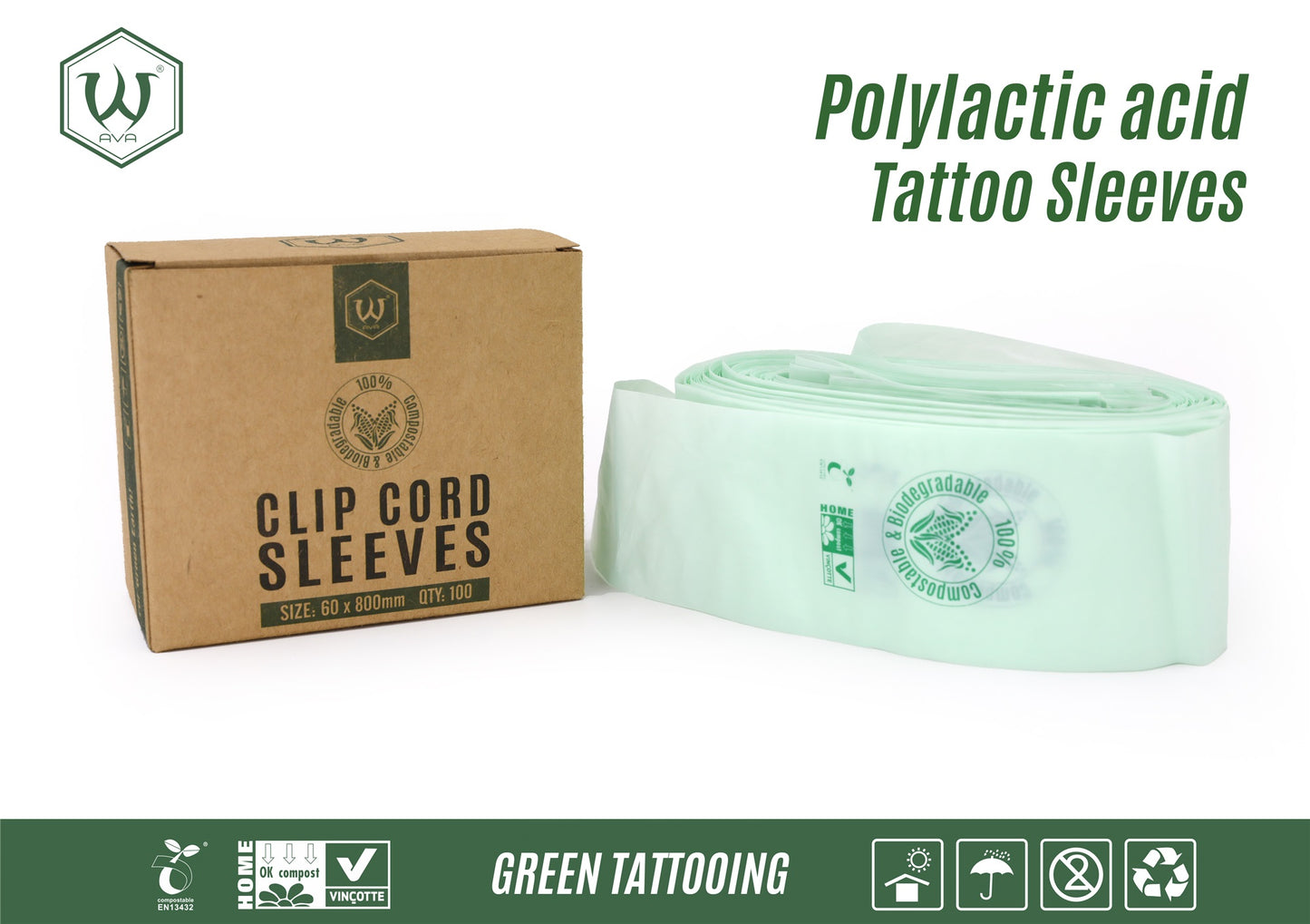 Tattoo Cord Sleeves - Biodegradable