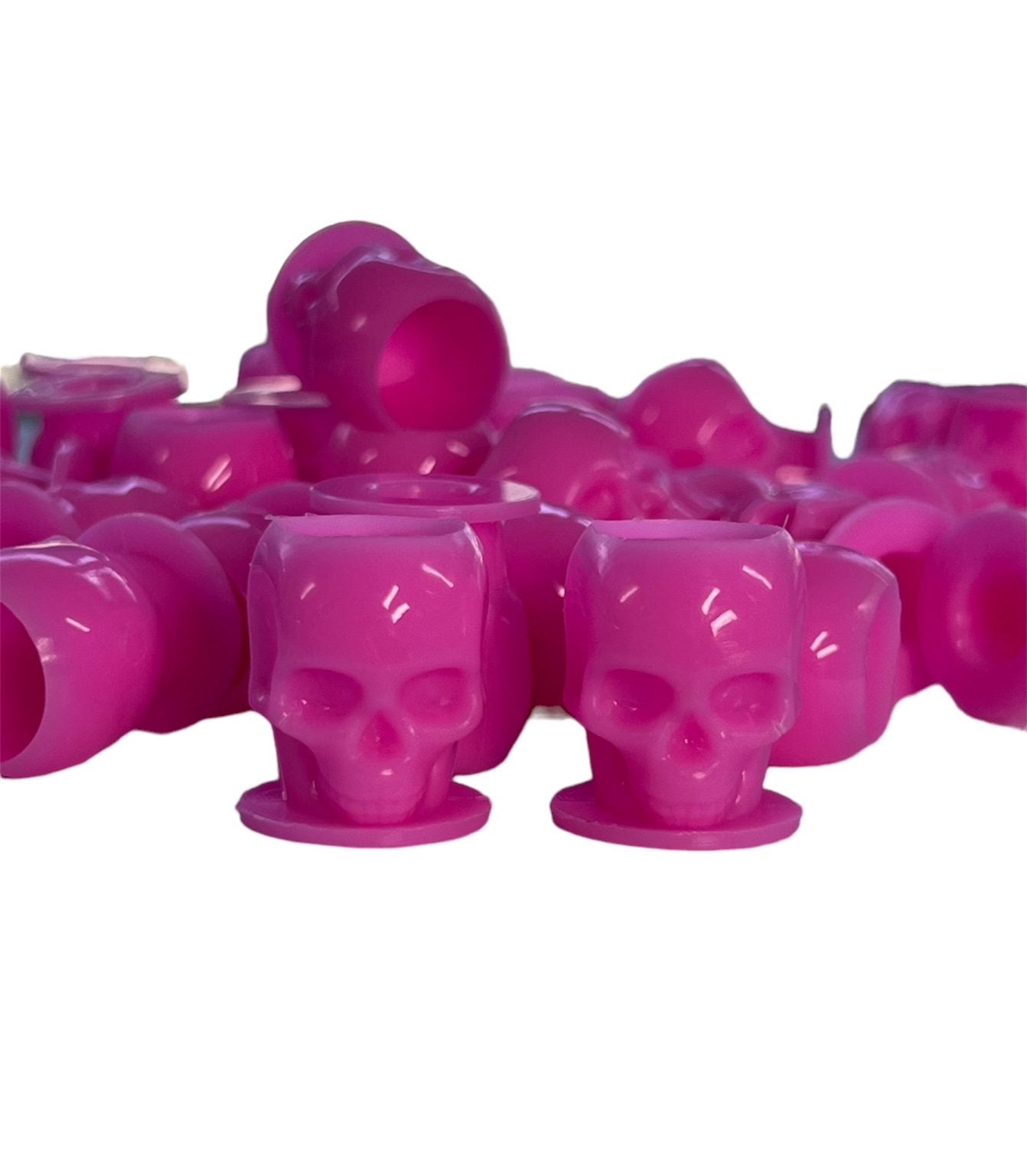 Skull Ink Caps – Pink