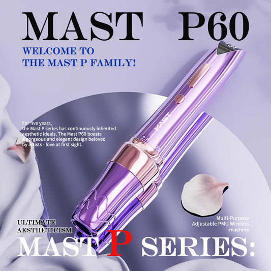 Mast P60 – Wireless Tattoo Pen Machine – With 2.2MM-3.2MM Adjustable Strokes