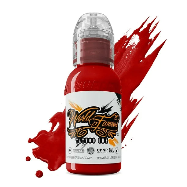 World Famous Tattoo Ink β Mayon Lava Red