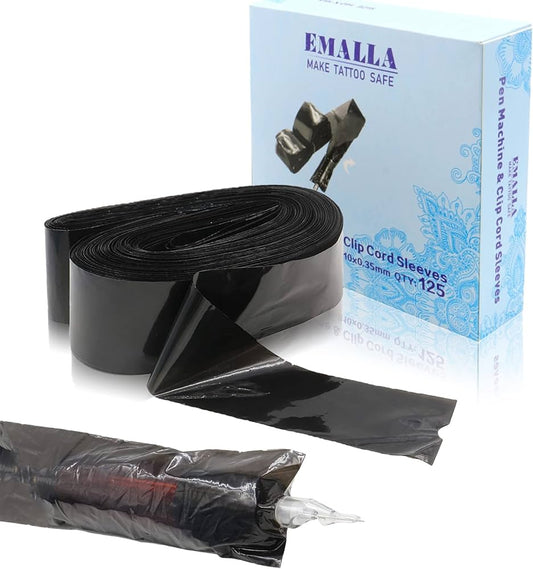 Clip Cord Sleeve Cover - Black