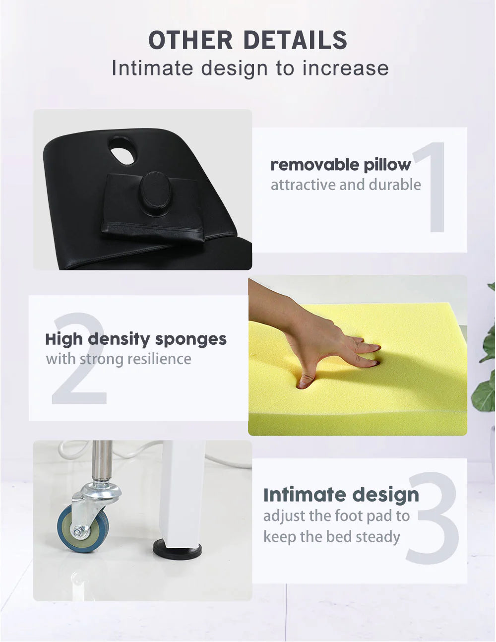 Deluxe Electric Salon Bed – “Aeris”