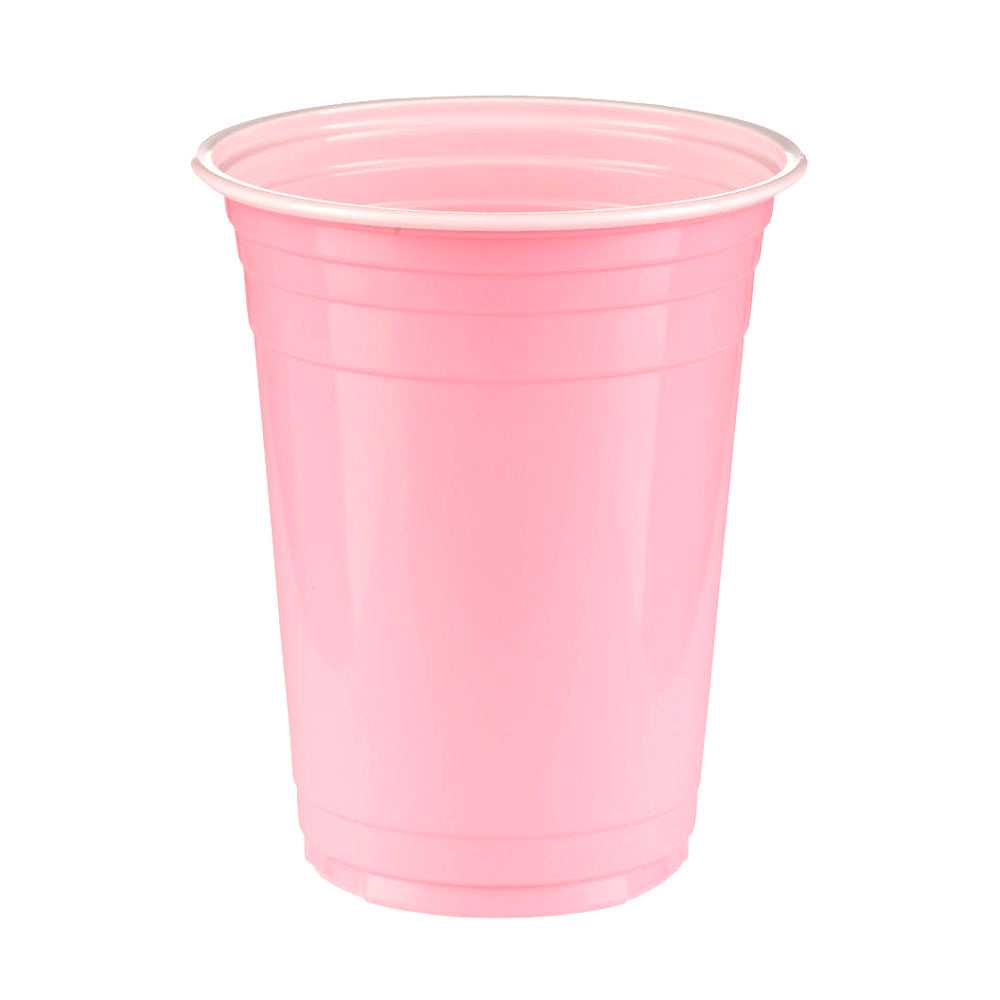 Plastic Rinse Cups – Baby Pink