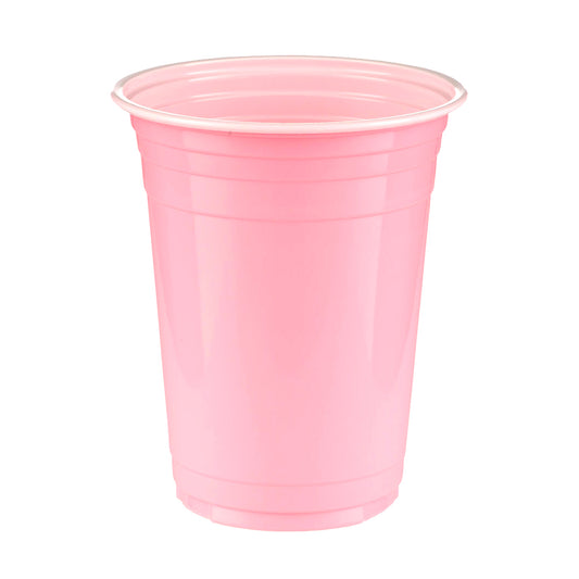 Plastic Rinse Cups – Baby Pink