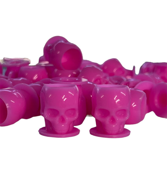 Skull Ink Caps – Pink