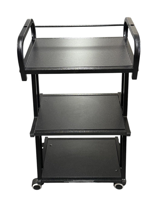 3 Tier Work Trolley – Black