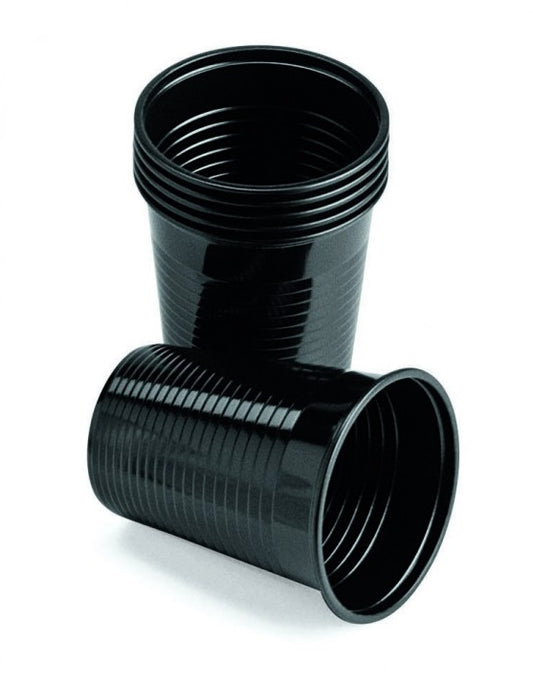 Plastic Rinse Cups - Black
