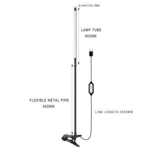 AVA Clamp Lamp – 10W | 360° Adjustable