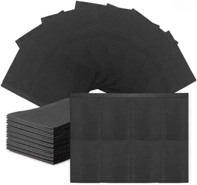 Waterproof Dental Bibs - Black